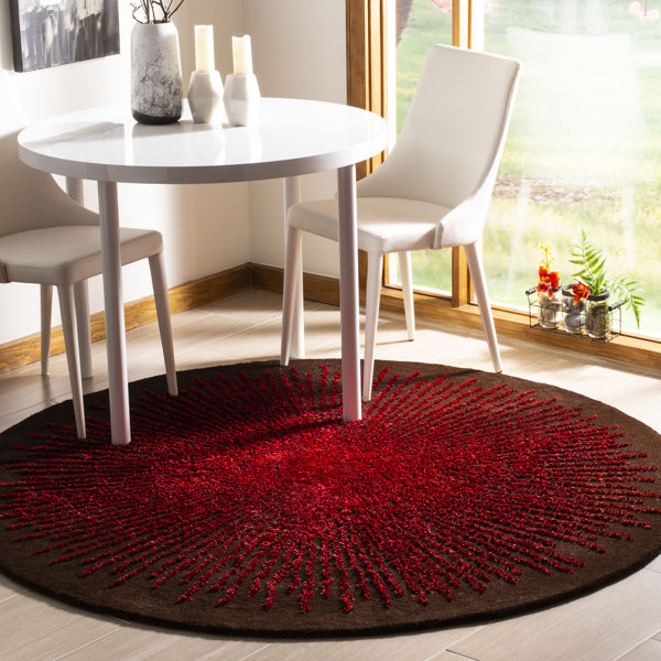 Orren Ellis Olivarria Handmade Brown/Red Rug & Reviews Wayfair